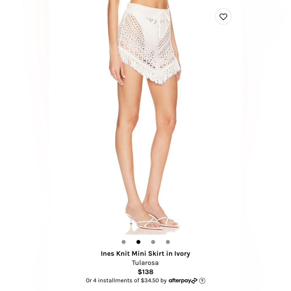 Tularosa Ines Mini Skirt / Beach Coverup XS